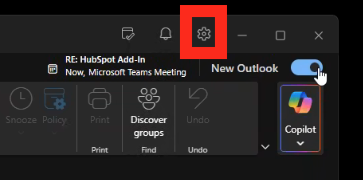 Outlook Settings
